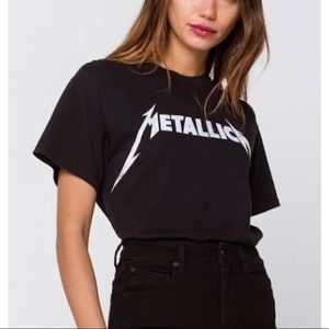 Metallica Black Graphic Tee Size Large